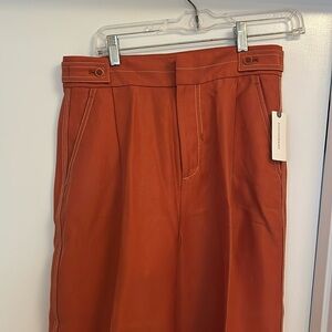 Anthropologie orange trousers